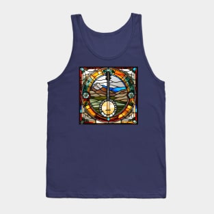 Metallic Banjo in Nature Tank Top